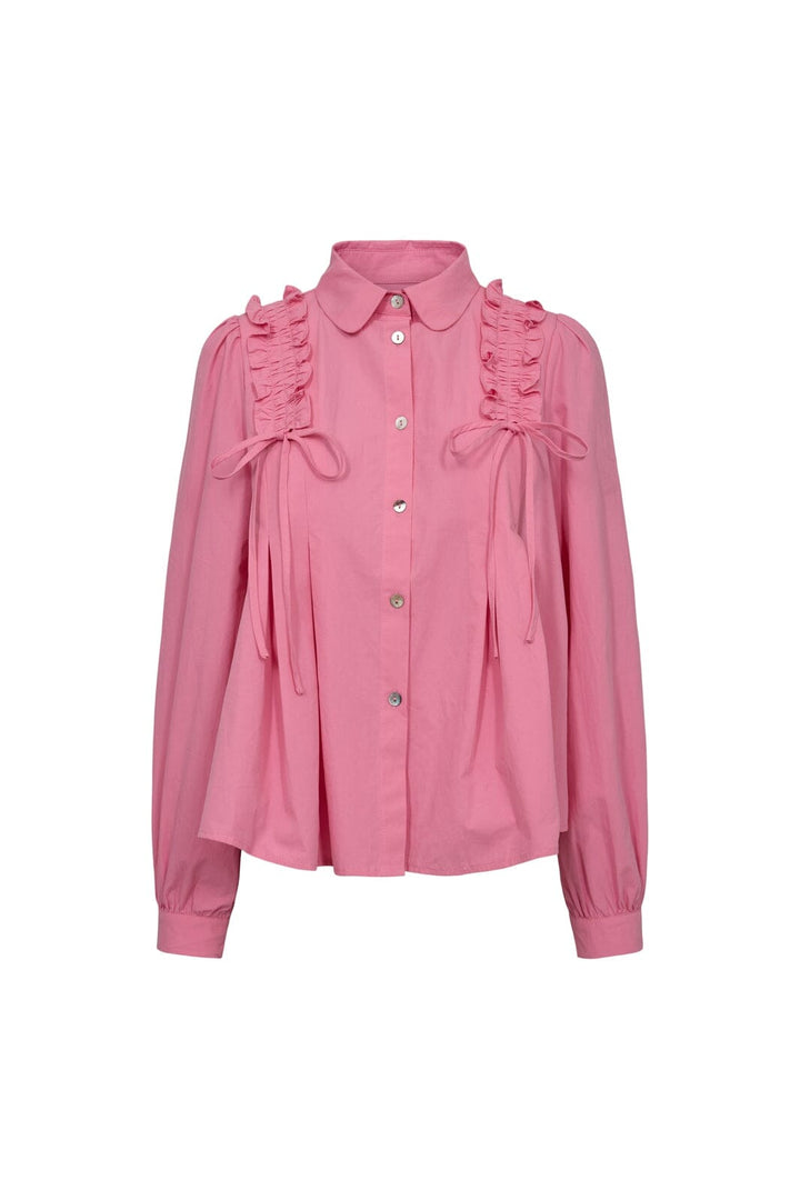 Liberte - Fie Ls Frill Shirt 22308 - Pink