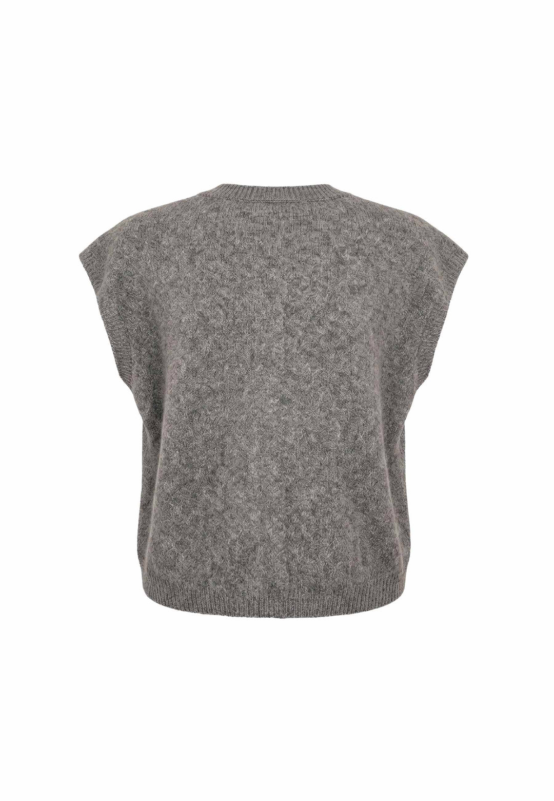 Liberte - Frida Oneck Vest 22474 - Dark Grey Veste 