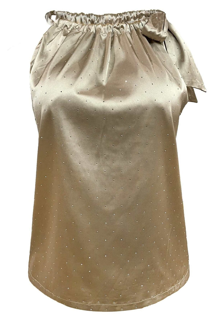 Liberte - Hailey-Halterneck-Top 21284 - Champagne Diamond