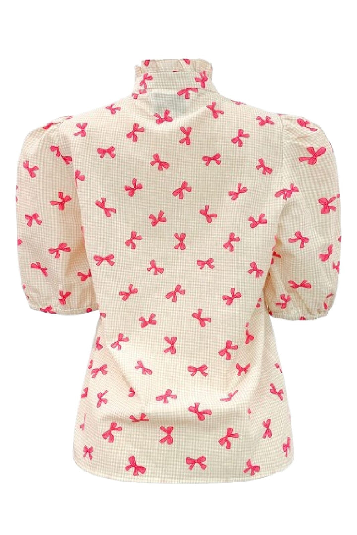 Liberte - Ianna-Ss-Blouse 22240 - Check Bow