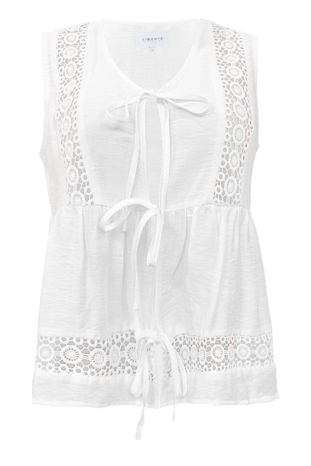 Liberte - Merle-Tie-Top 22213 - White
