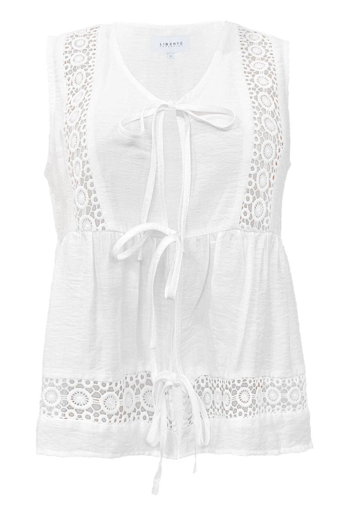 Liberte - Merle-Tie-Top 22213 - White