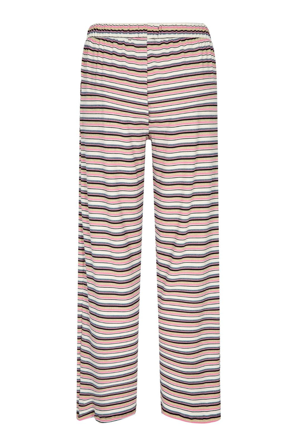 Liberte - Natalia-Pants - Pink Gold Lurex Stripe Bukser 