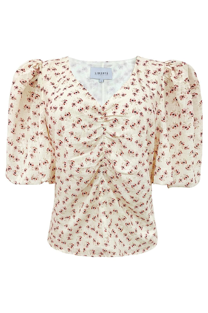 Liberte - Opal-Ss-Blouse 21660 - Rosa Flower