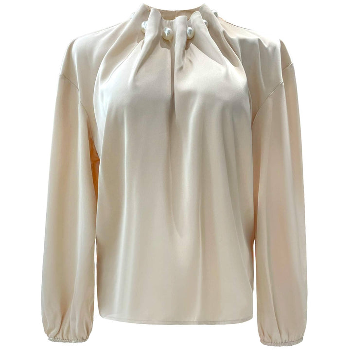 Liberte - Pip-Ls-Pearl-Blouse 22313 - Champagne Bluser 