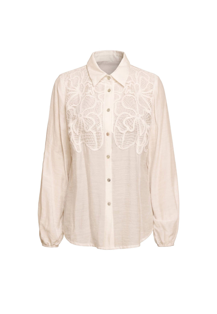 Liberte - Susanne Ls Shirt 22472 - White Skjorter 