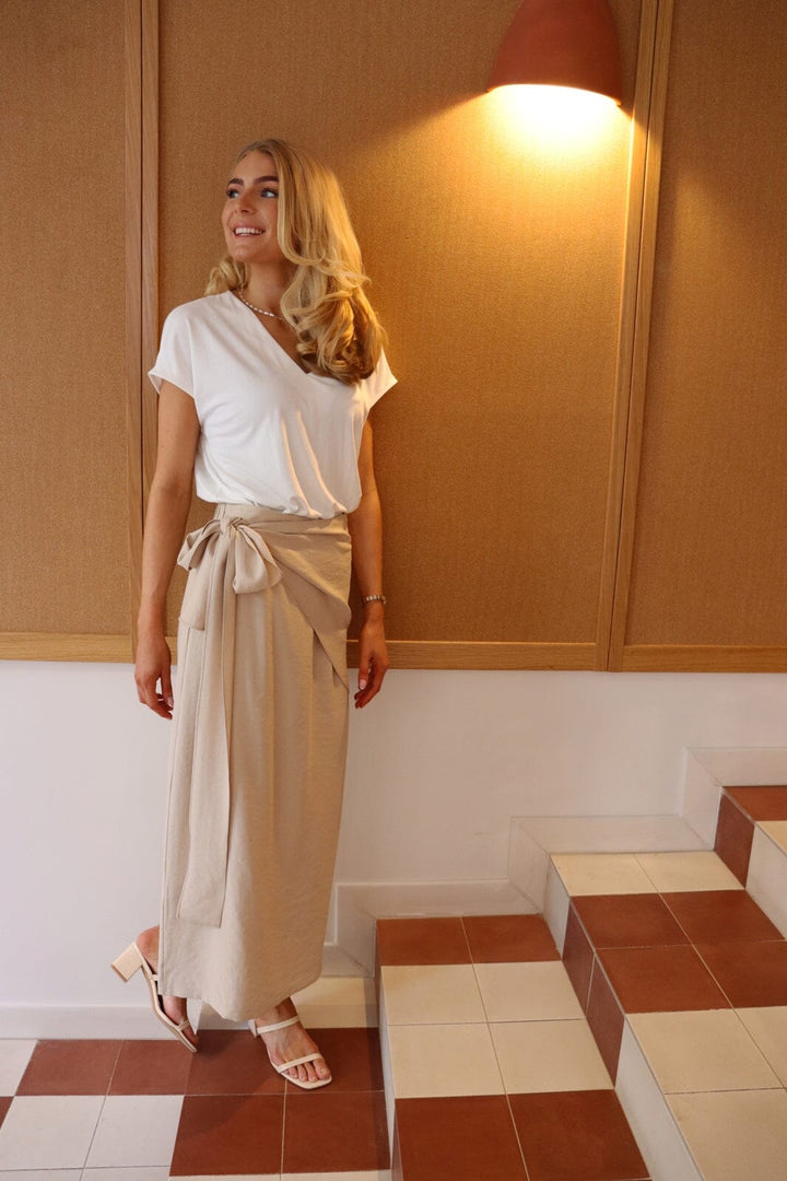 Liberte - Wip Wrap Skirt 22380 - Sand