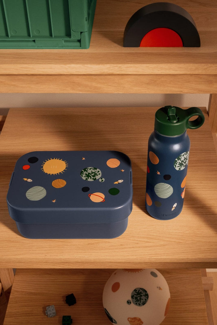 Liewood - Falk Water Bottle 350 ml LW19617 - Universe / Classic navy