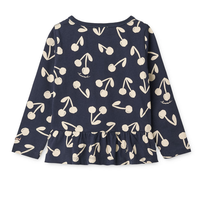Liewood - Margit Printed Longsleeve T-shirt LW20212 - Cherry blossom / Classic navy Sweatshirts 