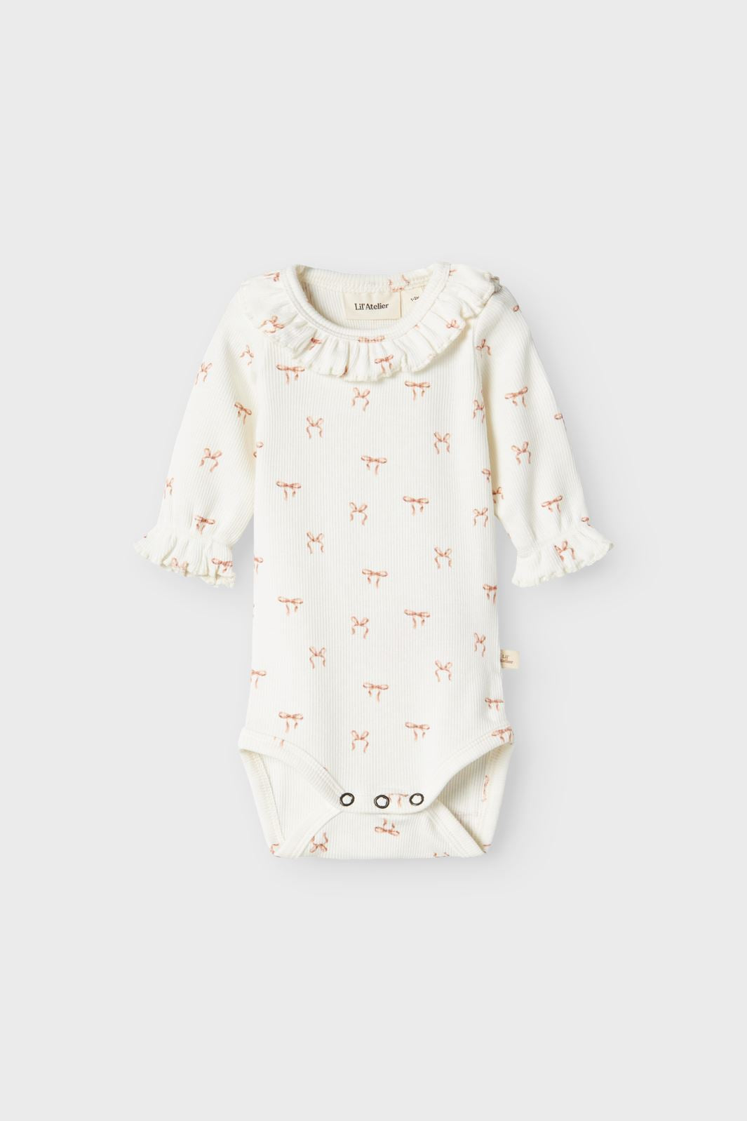 Lil' Atelier - Nbfgavo Ema Ls Slim Body Lil - 4671704 Coconut Milk