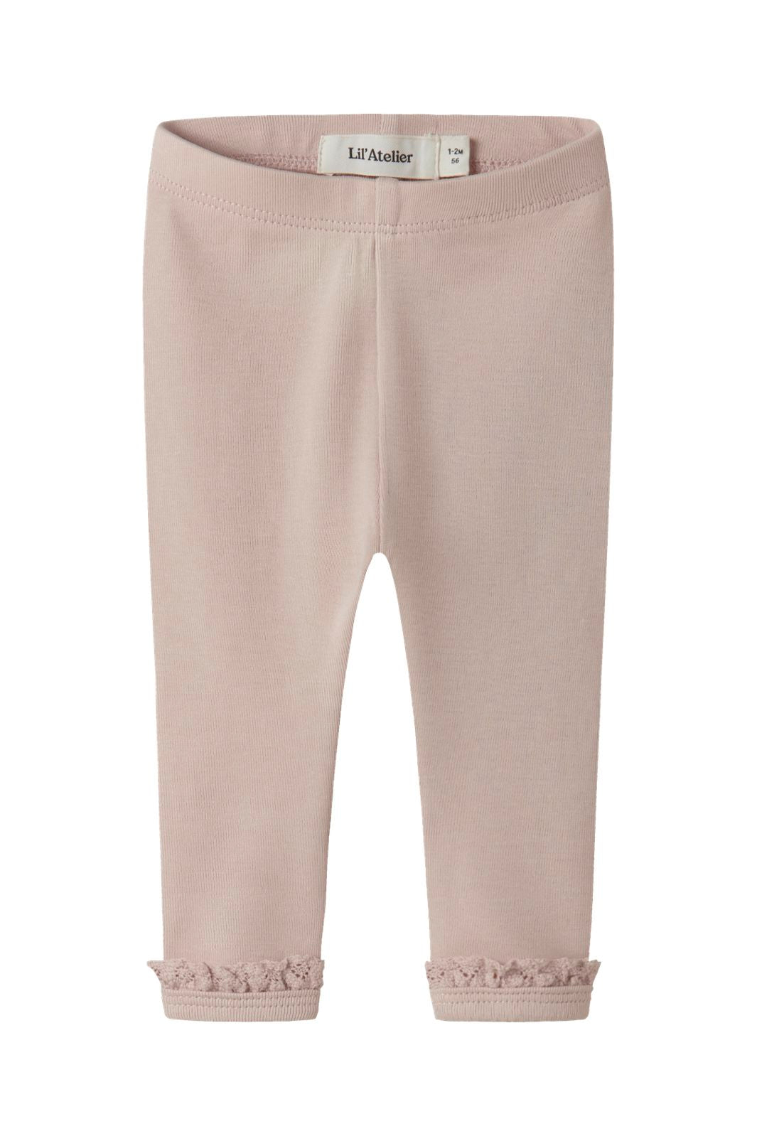 Lil' Atelier - Nbflayo Sup Slim Leggings Solid Lil - 4958129 Peach Whip