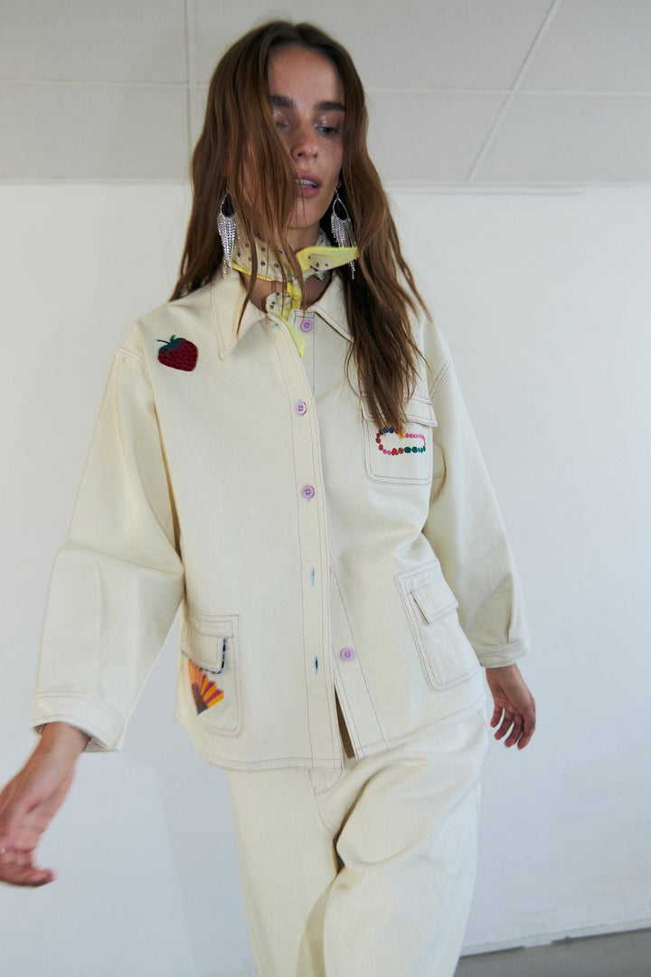 Lollys Laundry - Aprilll Jacket Ls 26125-6019 - 02 - Creme Jakker 