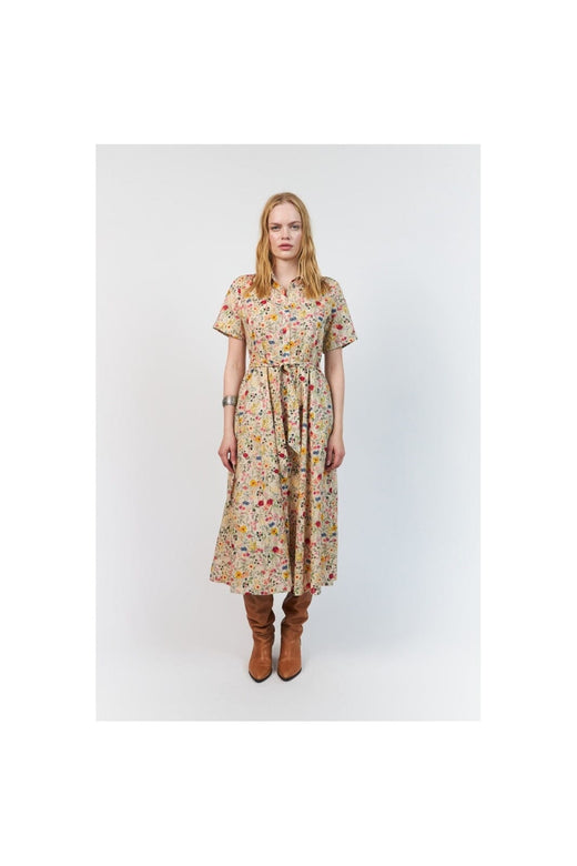Lollys Laundry - Blakell Midi Dress Ss 26241-3007 - 74 - Flower Print