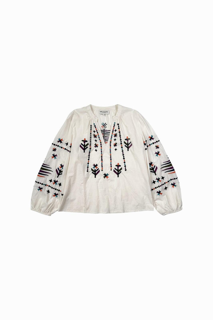 Lollys Laundry - Bonniell Shirt Ls26290-1038 - 01 White