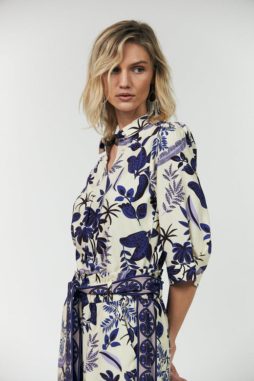 Lollys Laundry - Bonoll Shirt Ss26110-1007 - 74 Flower Print Bluser 