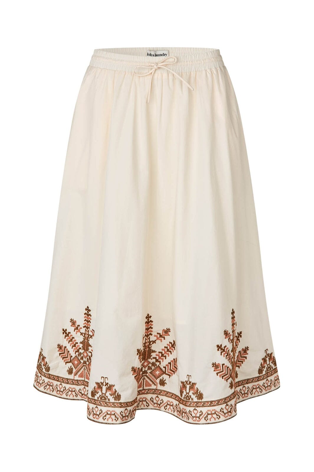Lollys Laundry - Bristolll Midi Skirt 26462-2041 - 02 - Creme