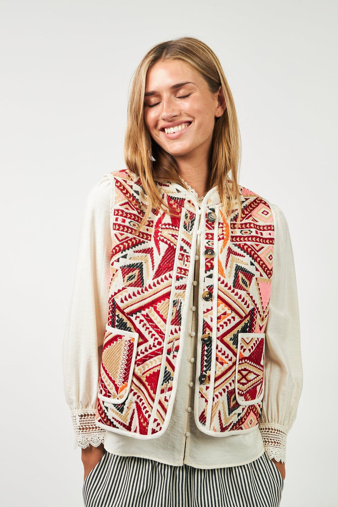 Lollys Laundry - CairoLL Vest - 30 Red Veste 