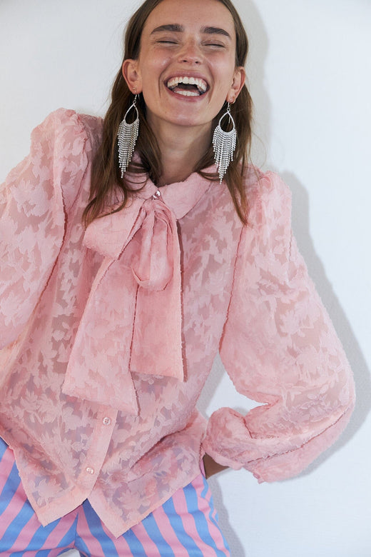 Lollys Laundry - Elliell Shirt Ls26140-1033 - 84 Light Pink Bluser 