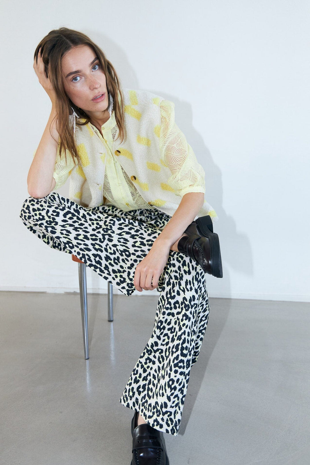 Lollys Laundry - Jacell Vest Sl26141-1001 - 93 Light Yellow Veste 