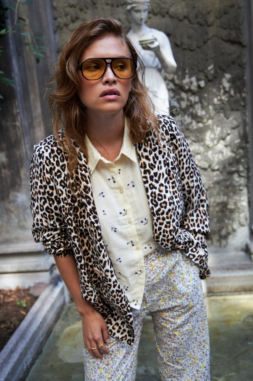 Lollys Laundry - Jolie Blazer - 72 Leopard Print Blazere 