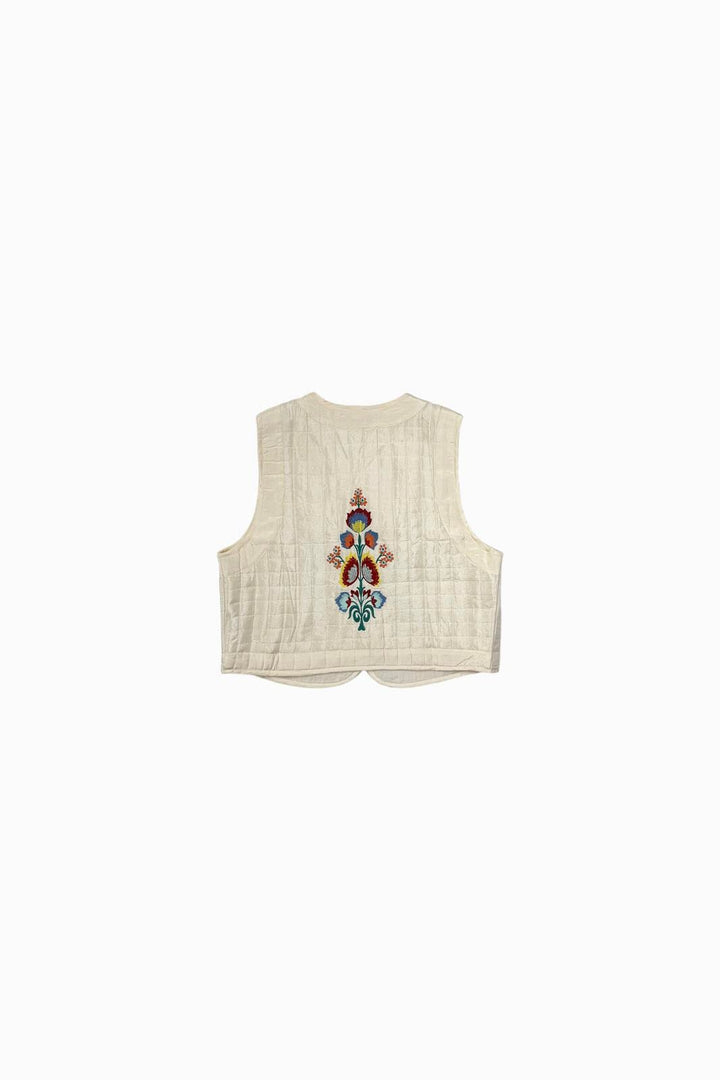Lollys Laundry - Mistll Vest Sl26287-1035 - 02 Creme