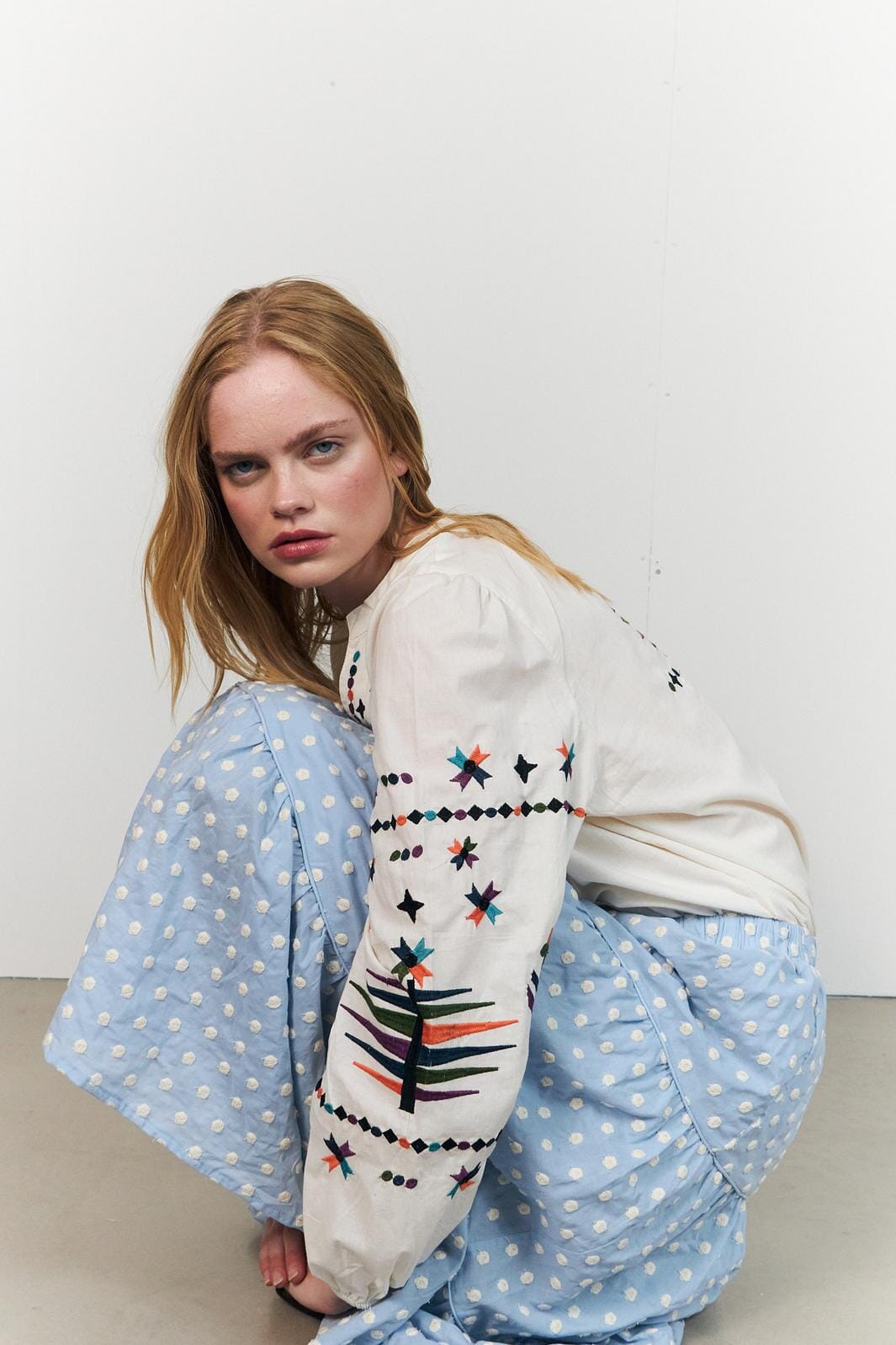 Lollys Laundry - Morningll Midi Skirt26272-2020 - 22 Light Blue