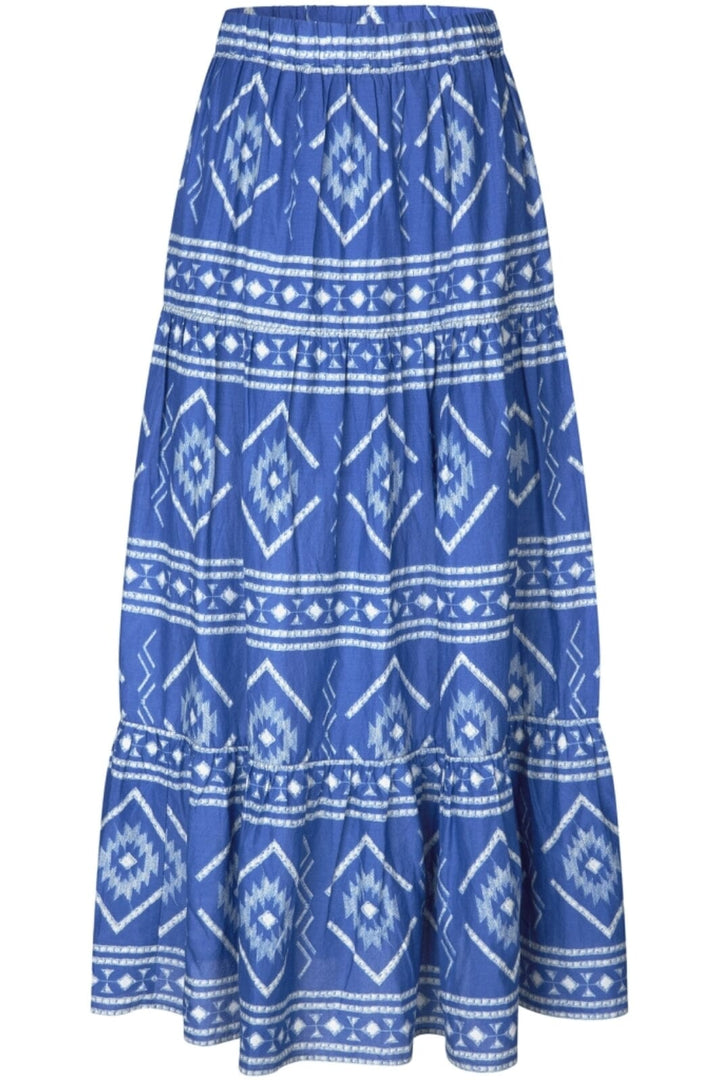 Lollys Laundry - SunsetLL Maxi Skirt 24124-2008 - 20 Blue Nederdele 