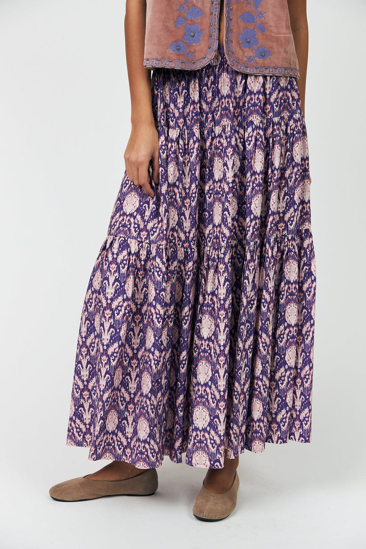 Lollys Laundry - Sunsetll Maxi Skirt26108-2003 - 64 Graphic Print Nederdele 