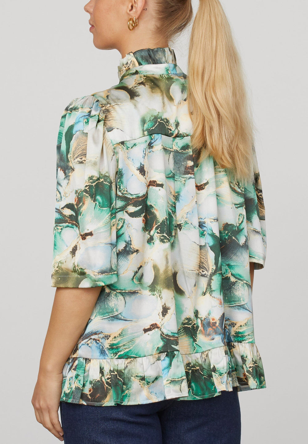 Love & Divine - Love1002-4 - 800 Green Marble Bluser 