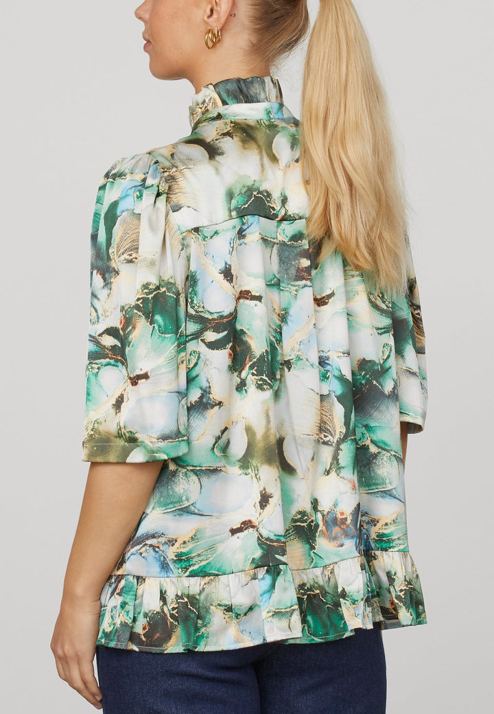 Love & Divine - Love1002-4 - 800 Green Marble Bluser 