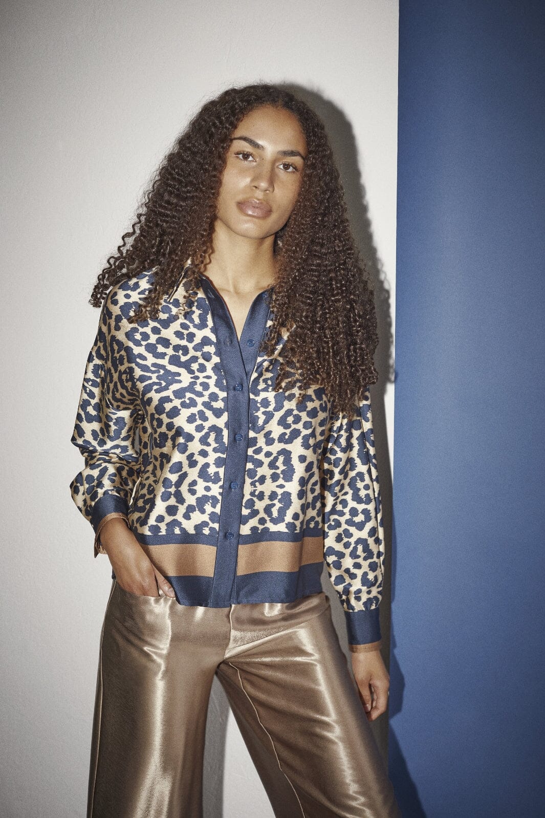 Love & Divine - Love1393 19098 - 804 - Navy Leo Skjorter 