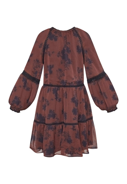 Love & Divine - Love1406 19132 - 800 - Bordeaux/Flower Kjoler 