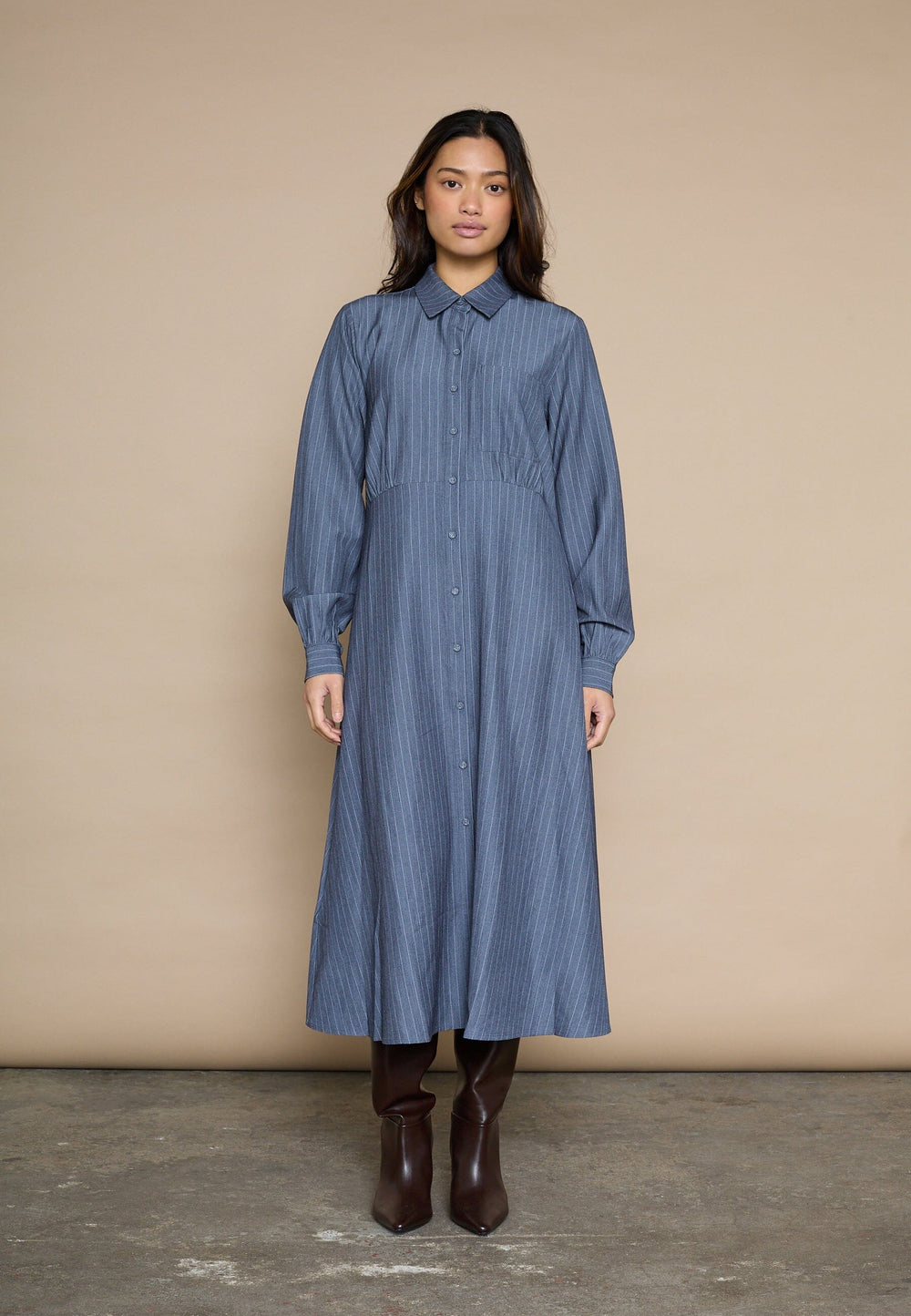 Love & Divine - Love1420-2 19652 - 834 - Pin Stripe Kjoler 