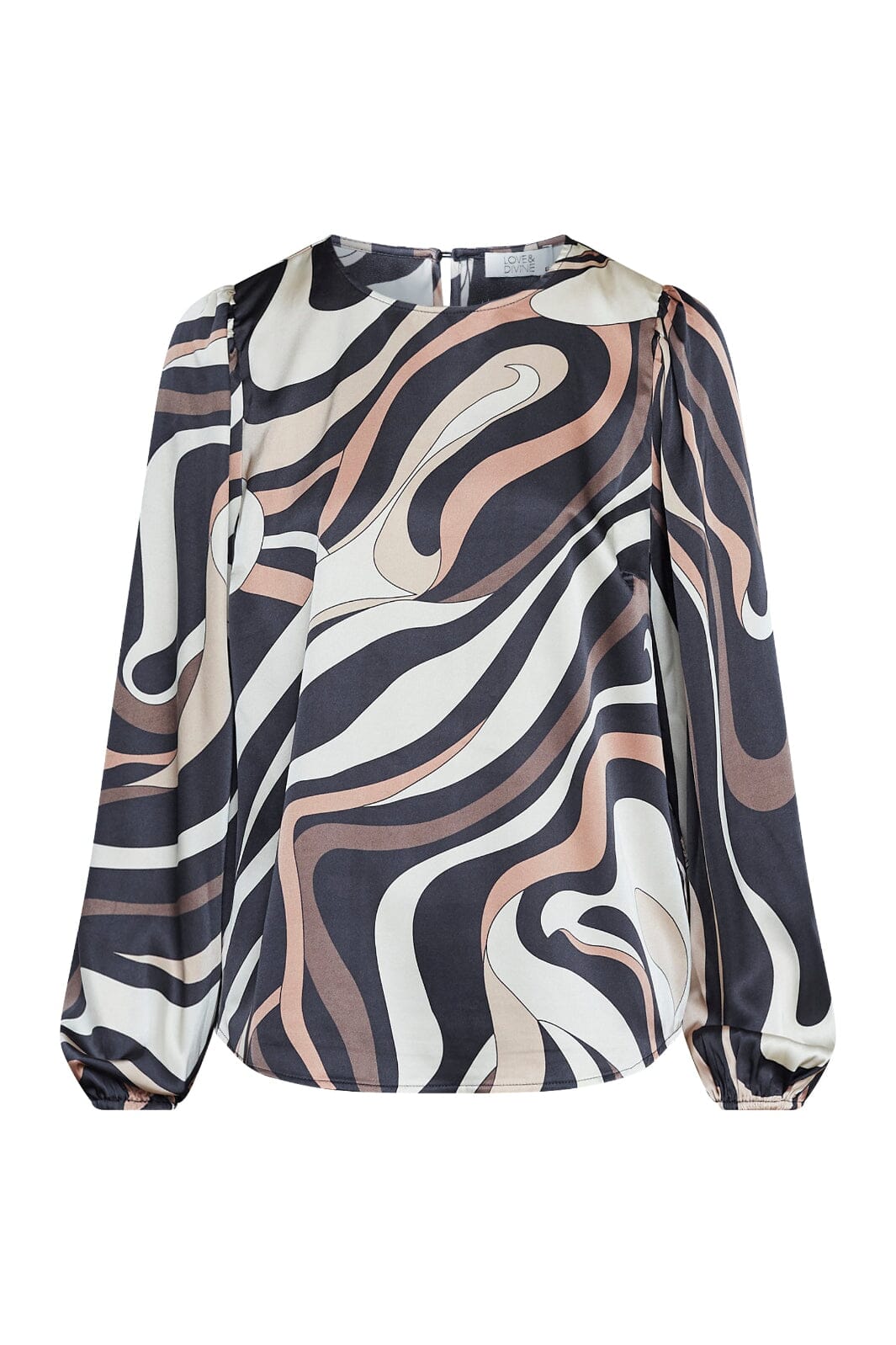 Love & Divine - Love1436 19301 - 804 - Graphic Bluser 