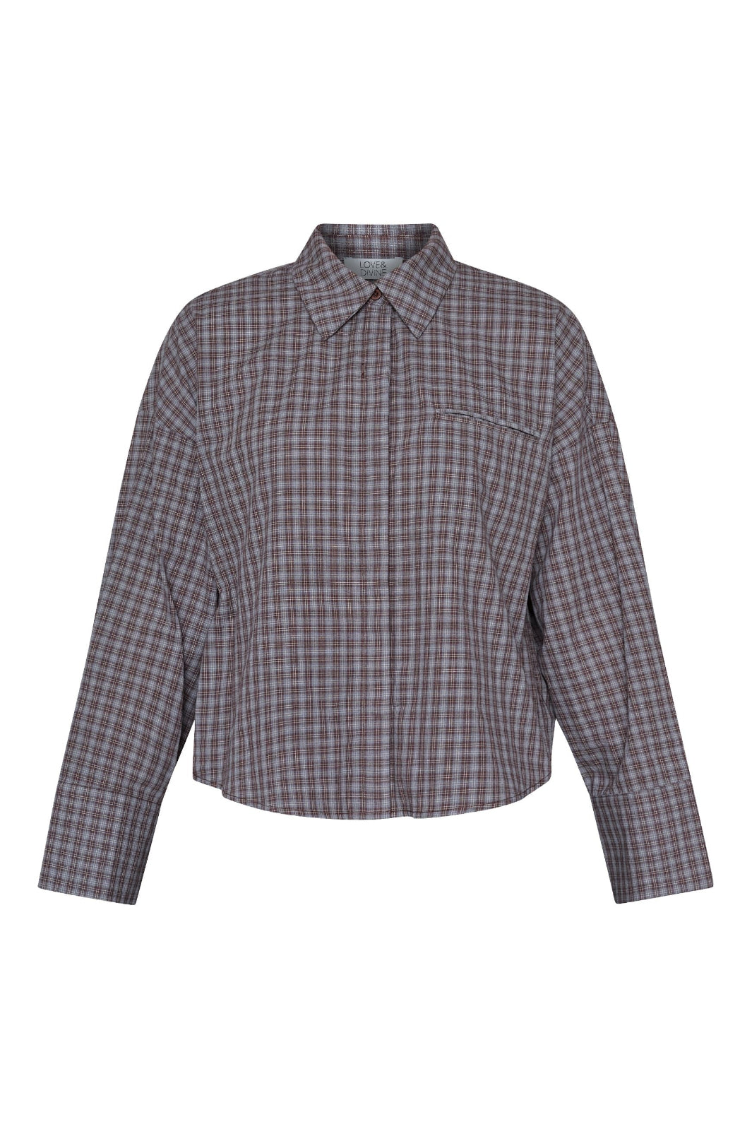 Love & Divine - Love1495 19593 - 841 - Brown Check Skjorter 