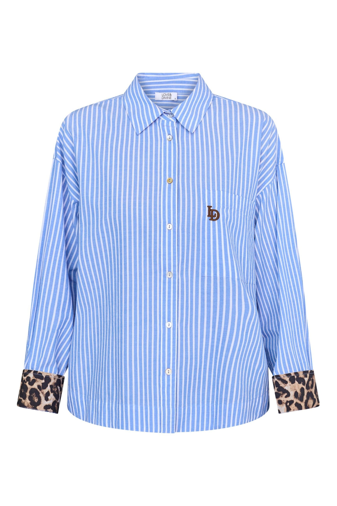 Love & Divine - Love1555-8 20499 - 834 - Stripe/Leo Skjorter 
