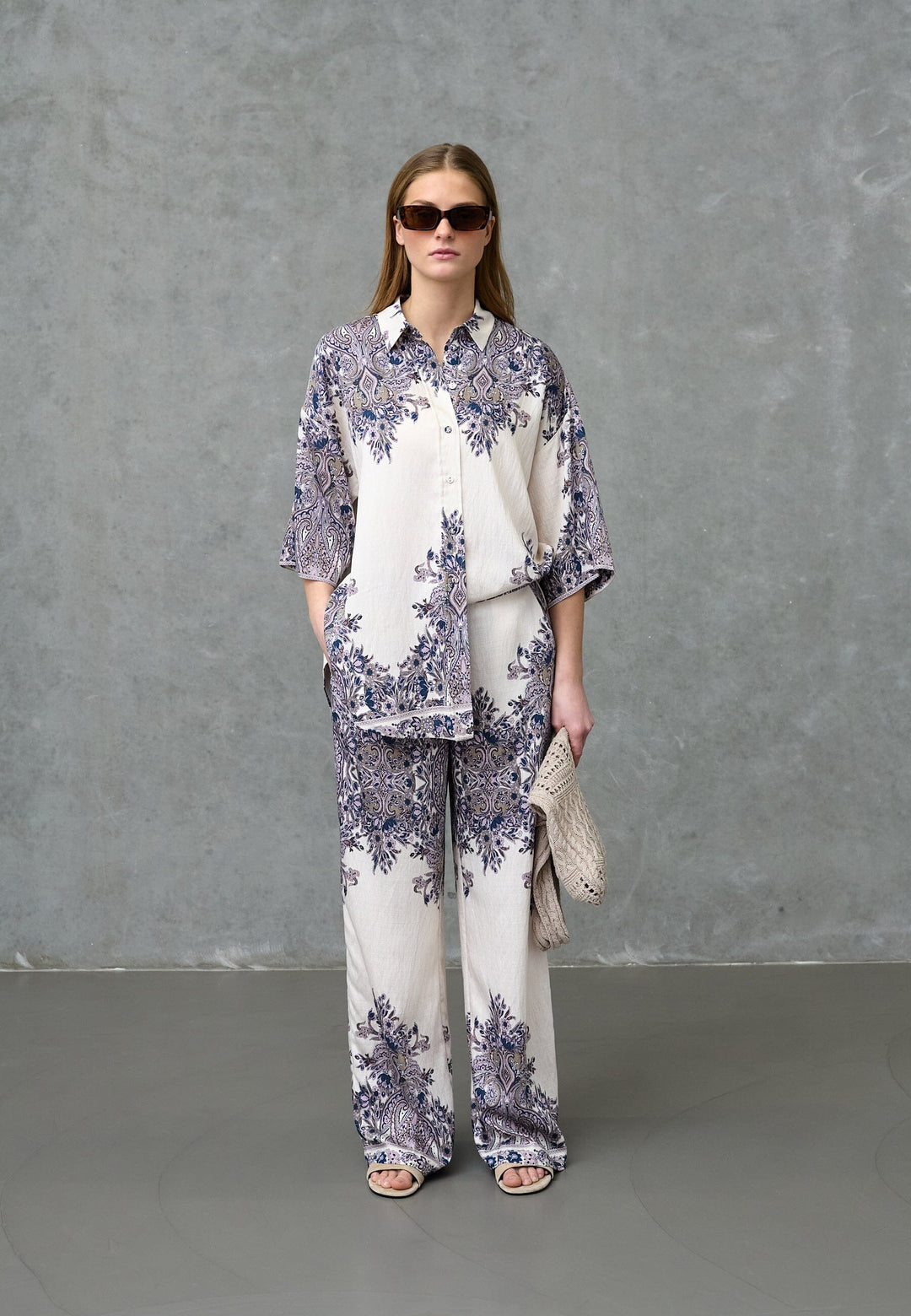 Love & Divine - Love971-17 19894 - 802 - Champagne Paisley Skjorter 