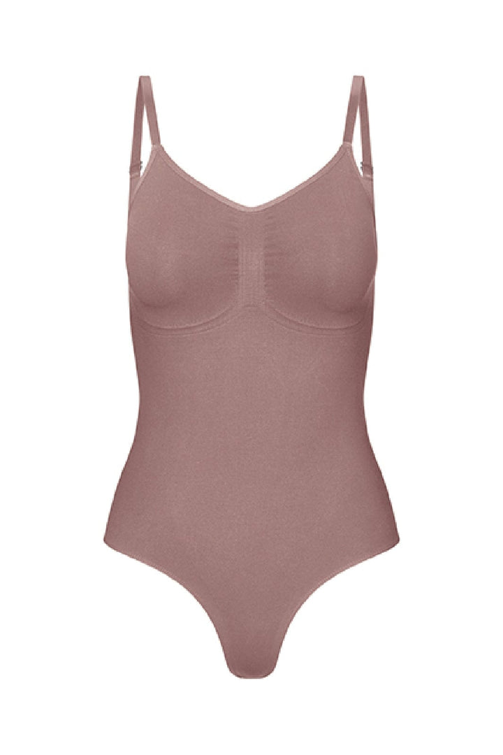 Lykkeland Ateliér - Coco Shapewear Bodysuit L0823903F.214 - Taupe Bodystockings 