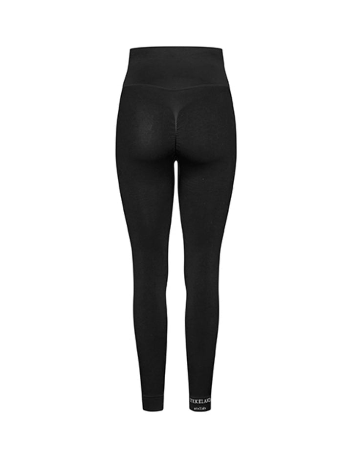 Lykkeland Ateliér - Shilo Scrunch W/Logo L0825926F.500 - Black Bukser 