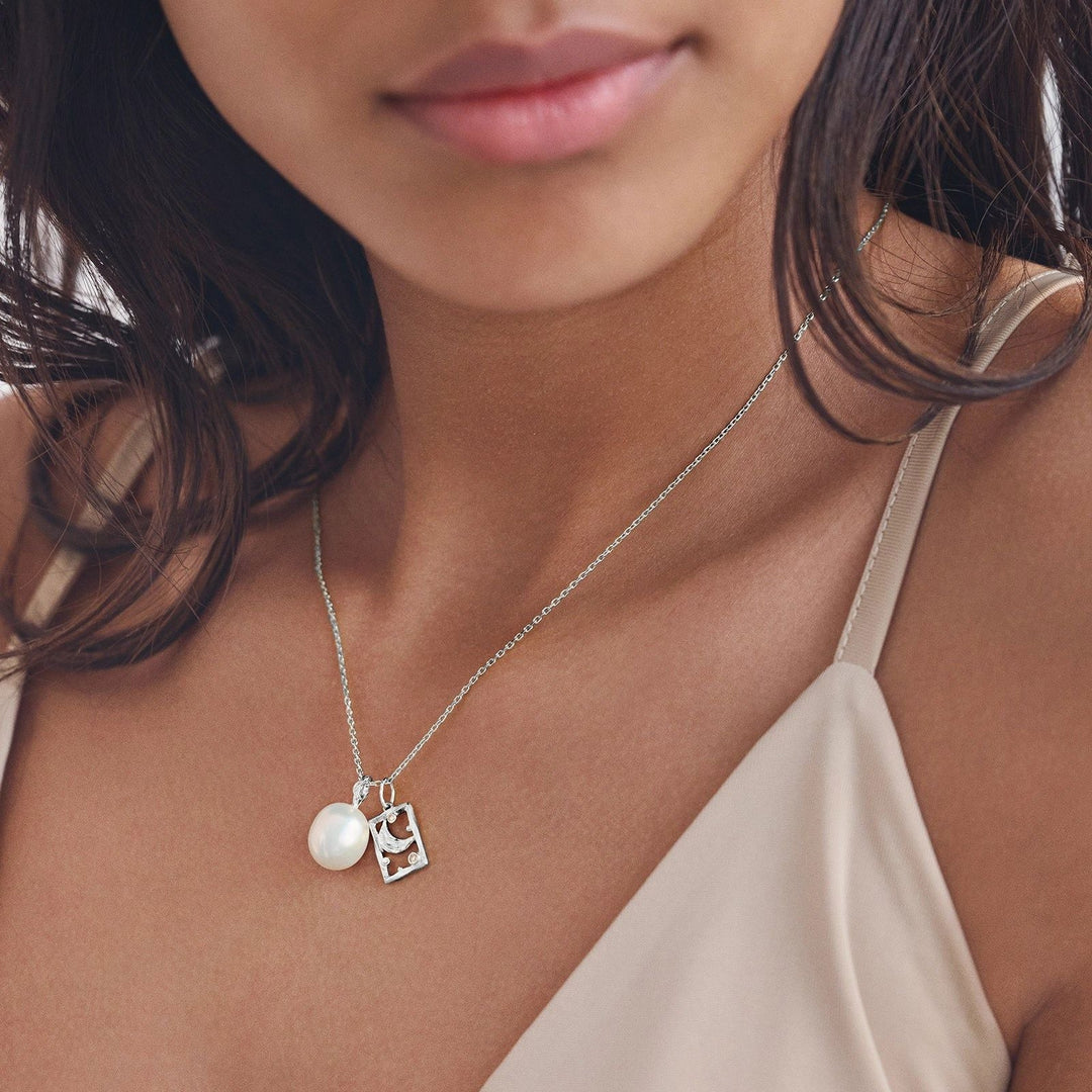 Maanesten - Freshwater Pearl Water Pendant - 2828c Vedhæng 