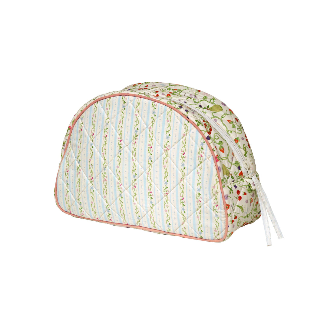 Maanesten - Makeup Bag Big Summer Stripes Blue - 4119 Toilettasker 