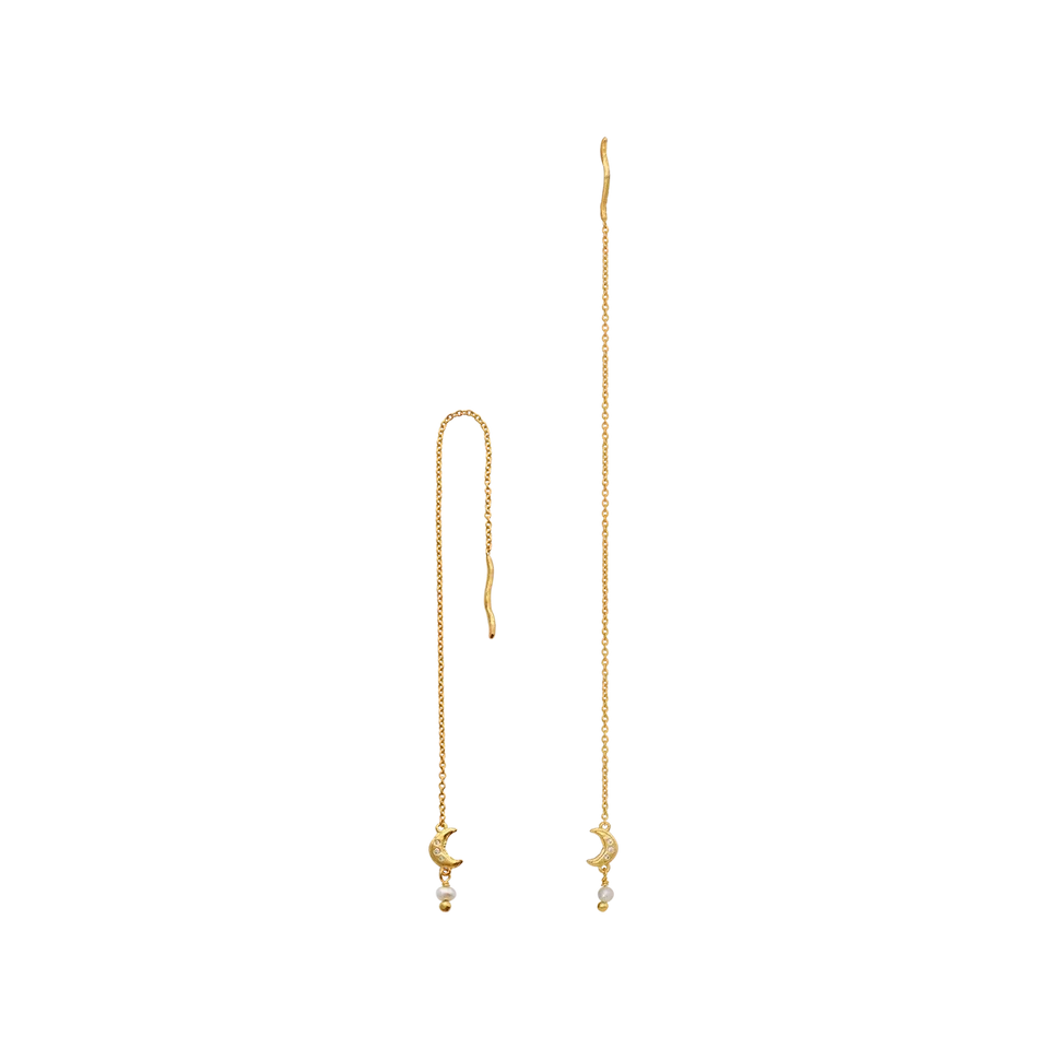 Maanesten - Yami Ørering 10199a - Forgyldt Øreringe 
