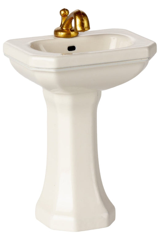 Maileg - Badeværelsesvask, Mus - Råhvid - Mouse Furniture Legetøj 