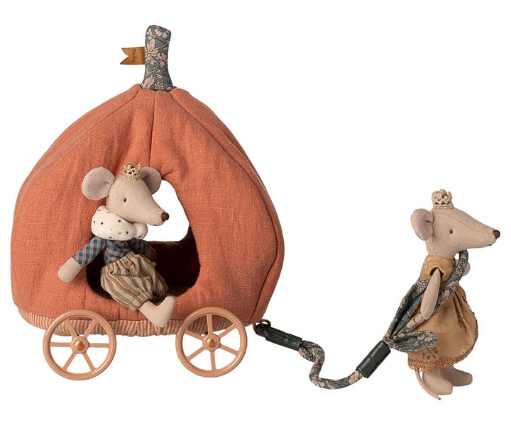 Maileg - Græskar Karet, Mus - Mouse Acc Legetøj 
