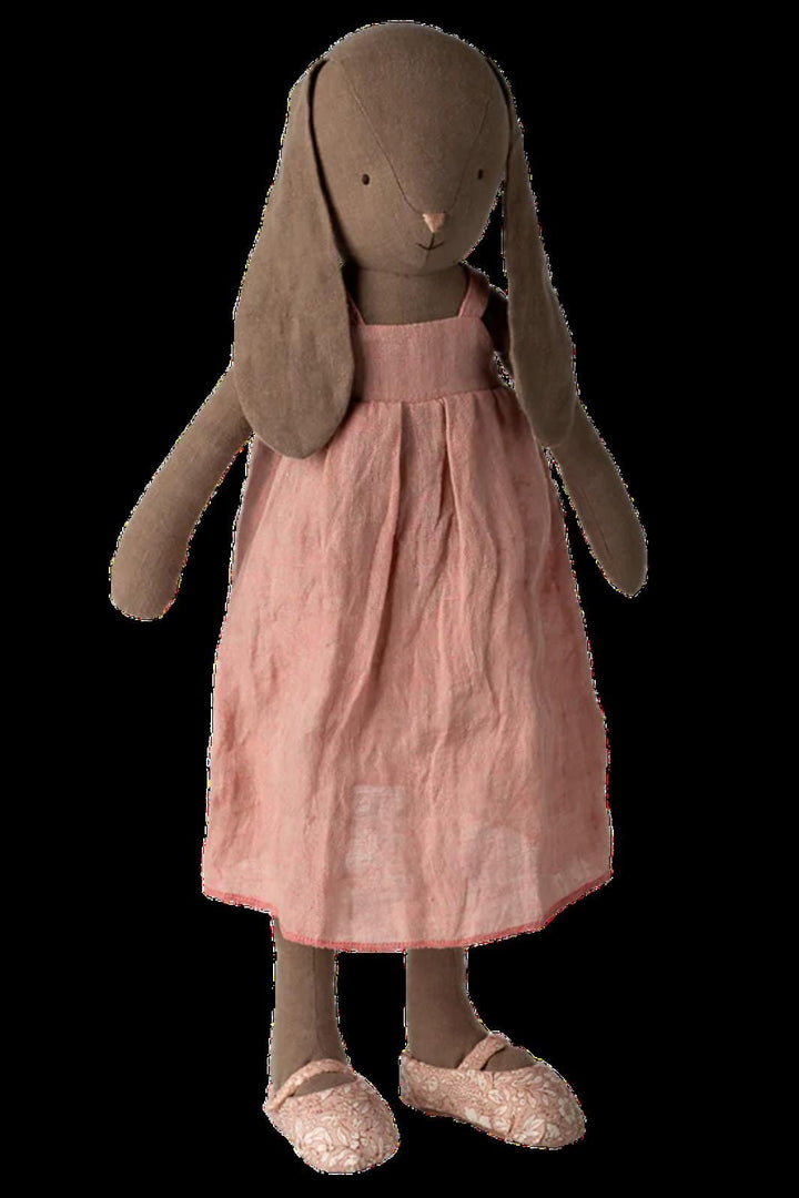 Maileg - Kanin, Størrelse 4 - Brun - Kjole Og Sko 16-6400-00 Legetøj 