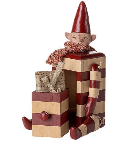 Maileg - Nisse Med Skuffe, Rød - 14-5182-00 Julepynt 
