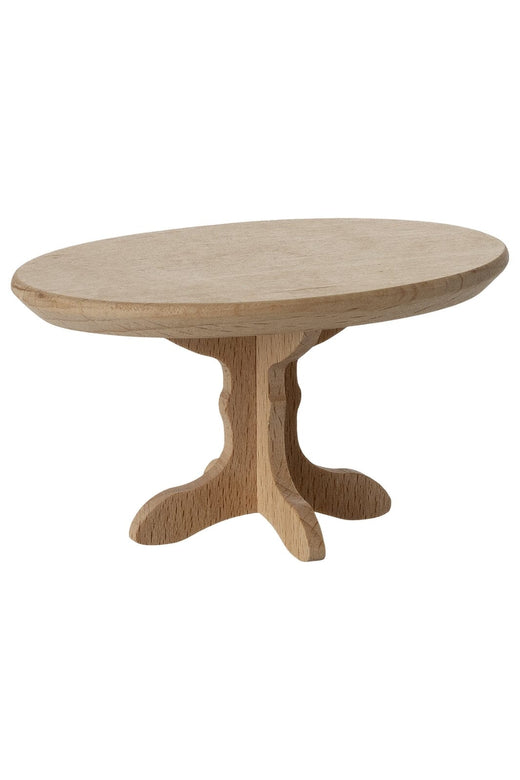 Maileg - Ovalt Sofabord, Mus - Natur - Mouse Furniture Legetøj 