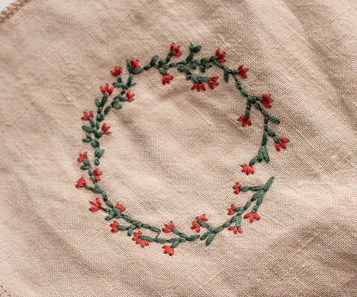 Maileg - Stofserviet, Krans - 14-5100-00 Julepynt 