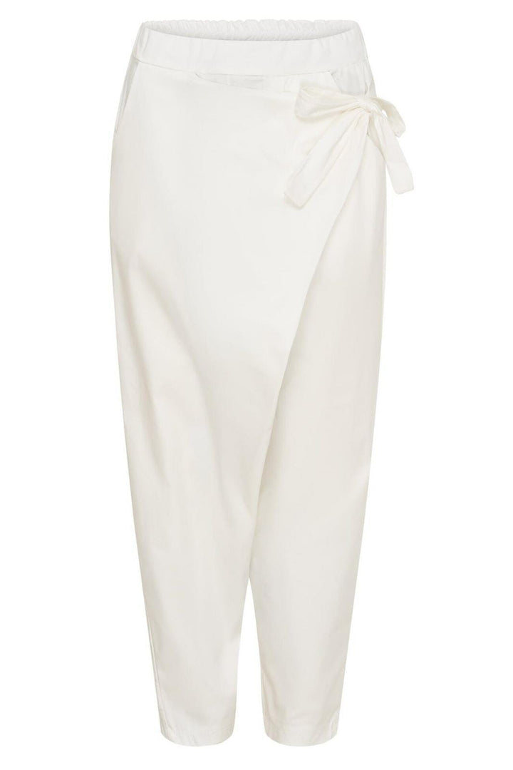 Forudbestilling - Marta Du Chateau - Mdcebba Pants 256239 - Bianco Bukser 
