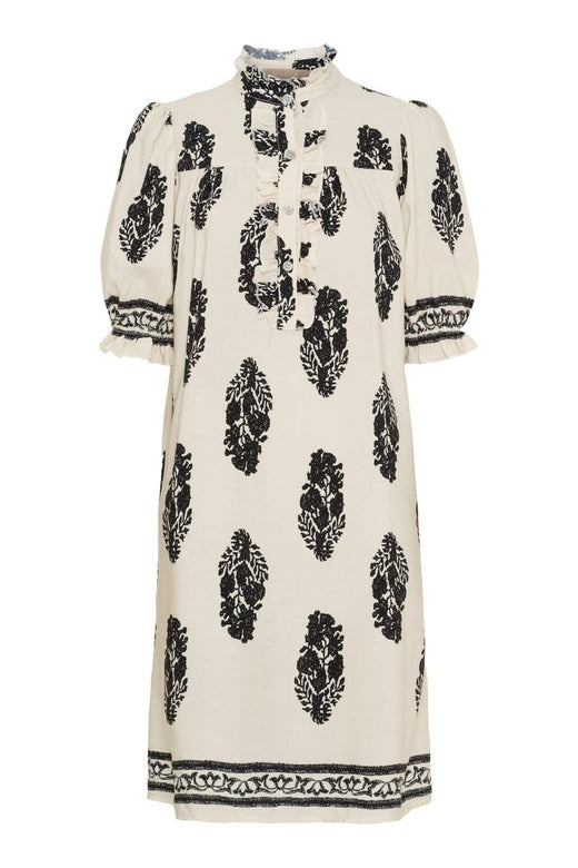 Marta Du Chateau - Mdcnaomi Dress 259077-1 - Beige/Black Kjoler 